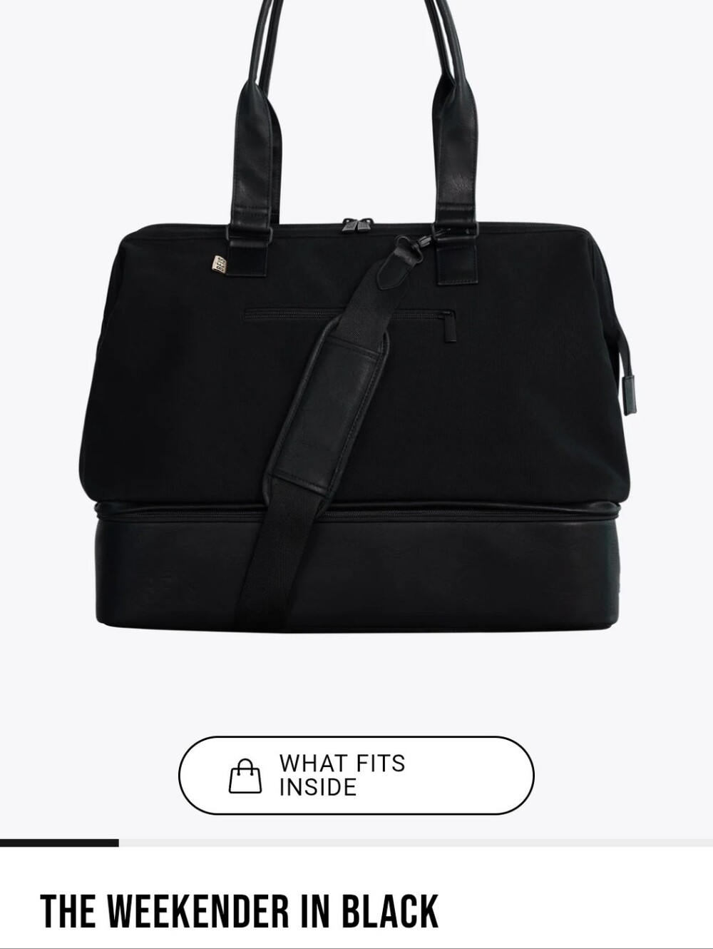 NWT Beis The Weekender in Black